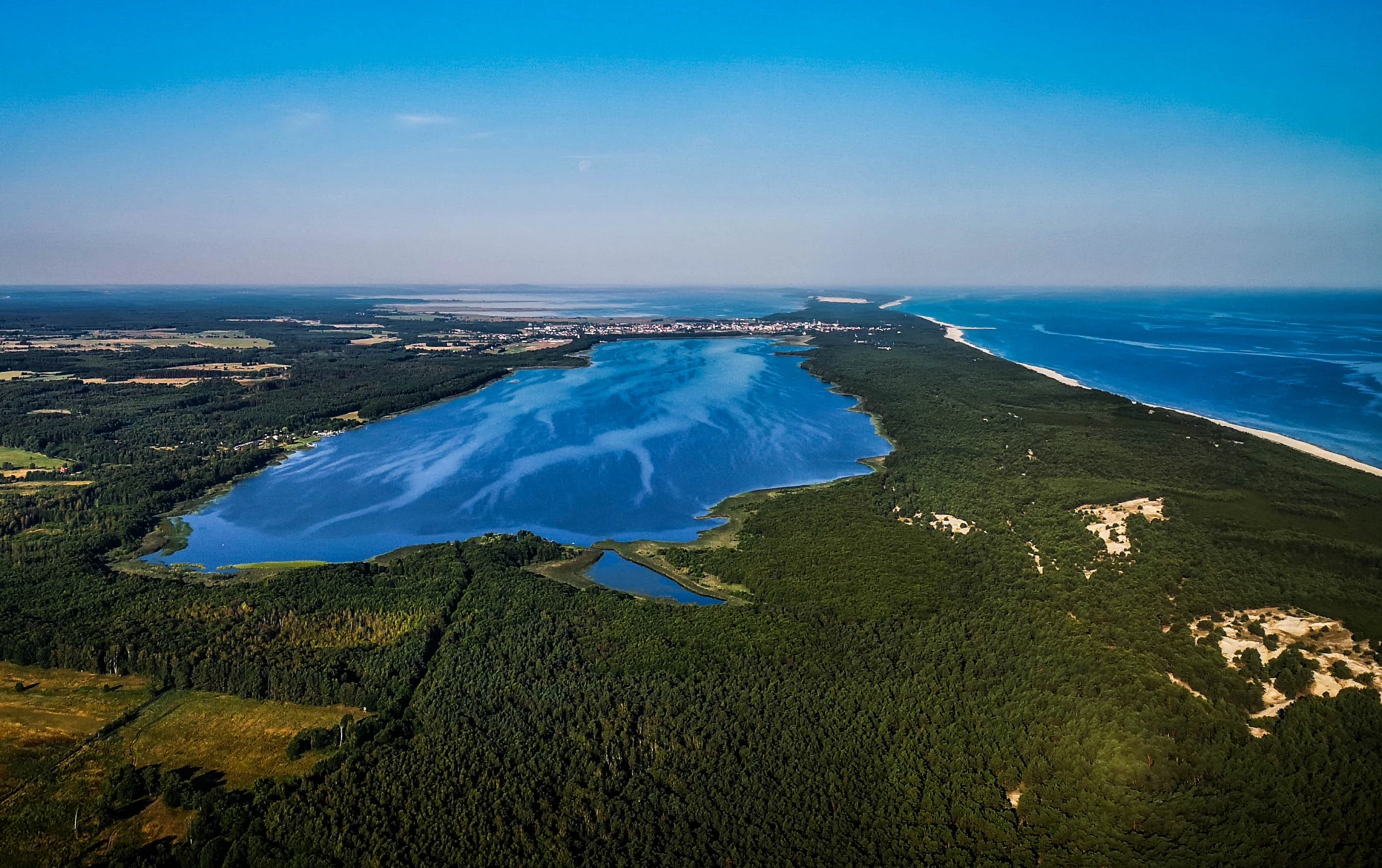 Jezioro Sarbsko koło Łeby 